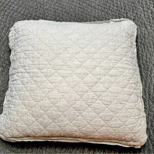 Pottery Barn linen Euro shams